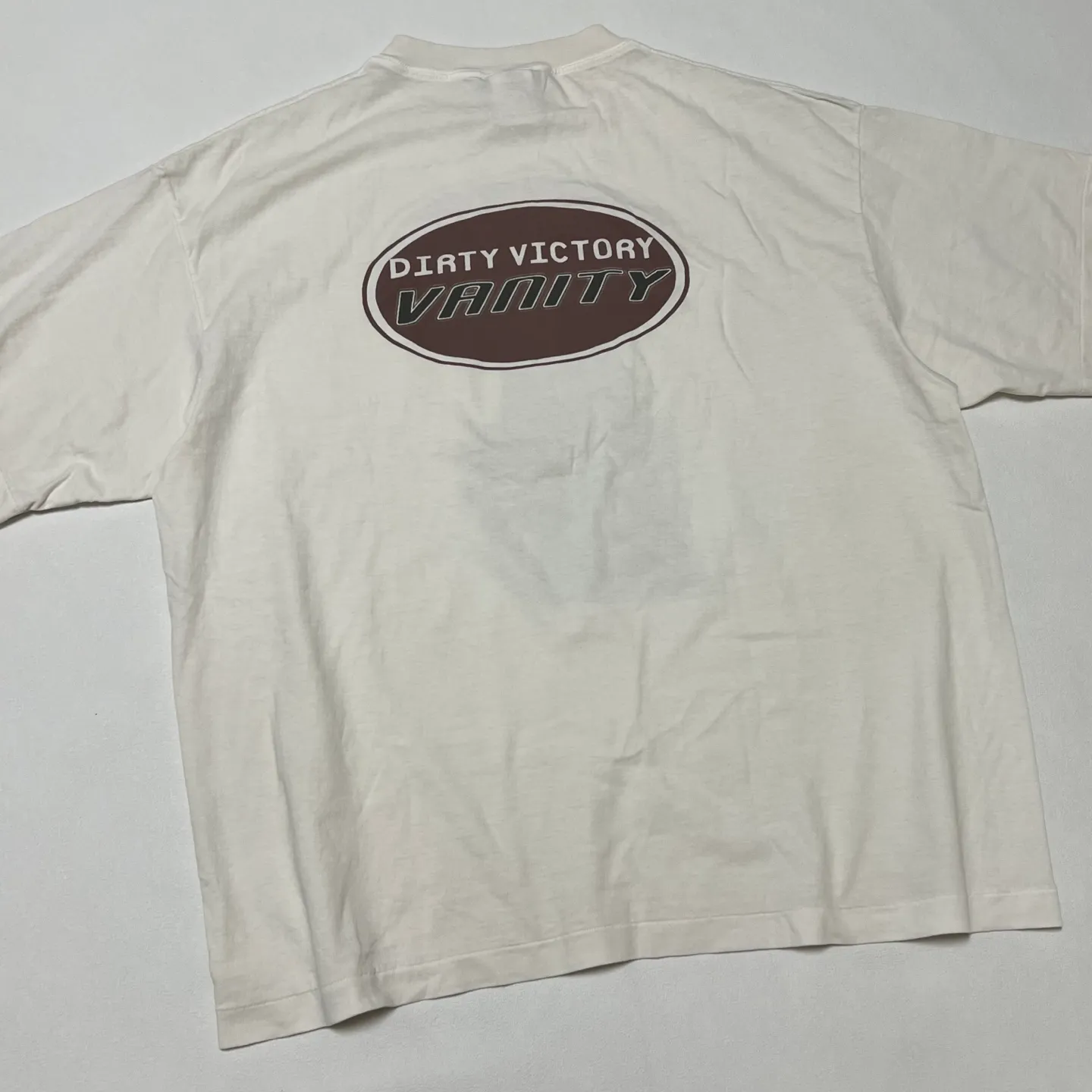 SAINT Mxxxxxx VANITY SS TEE/WHT Jesus Butterfly Print Short Sleeve Off-White S-XL Cylindrical No Side Seam Fabric 220g High Weight OE Yarn ⚠️Note: It is almost meaningless if it is not a cylindrical fabric Customized main mark/wash mark/little angel anti-counterfeiting label Original-level printing factory Top purchasing level